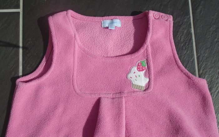 Tunique polaire fraise fille 2 ans - photo numéro 2