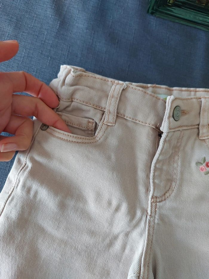 Bermuda en jeans rose poudre Vertbaudet 5 ans - photo numéro 7
