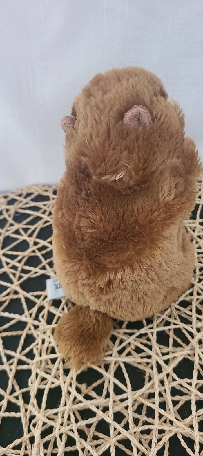 MARMOTTE DANI DOUDOU MARRON PELUCHE - photo numéro 2