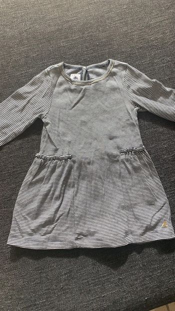 Robe en coton marinière, Petit bateau, 3 ans, comme neuve