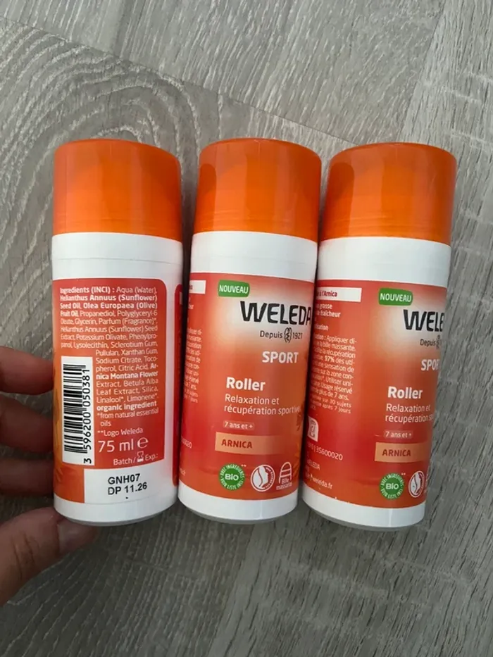 Weleda sport roller arnica relaxation et récupération sportive - photo numéro 2