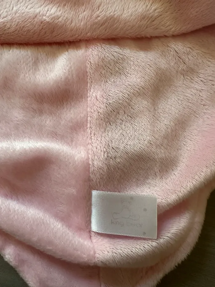 Doudou Lapin Rose avec Accroche Tétine - photo numéro 2