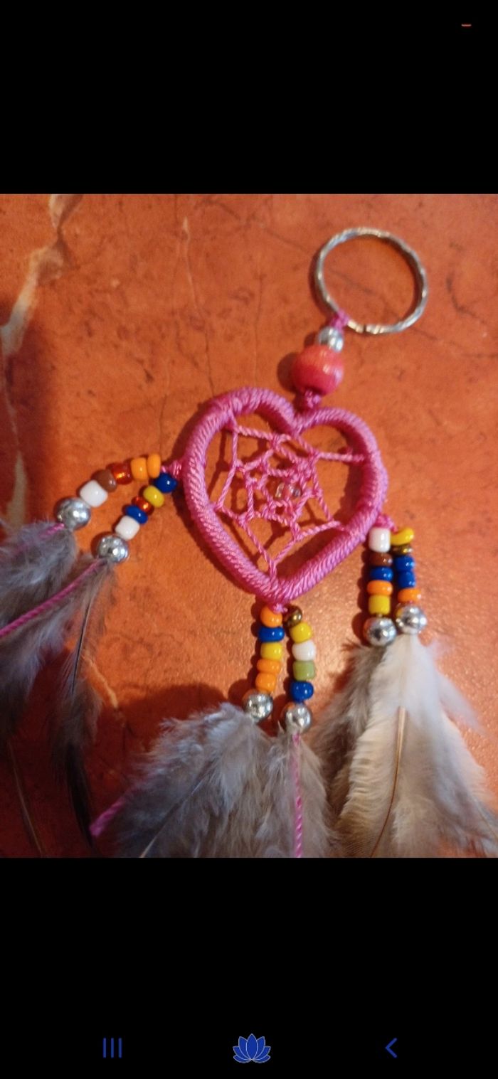 Porte clé cœur - photo numéro 2