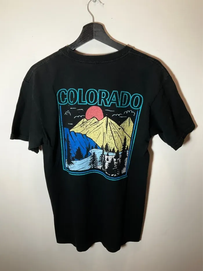 T-shirt noir pour homme Colorado taille M 461 - photo numéro 2