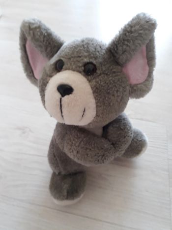 Peluche souris grise