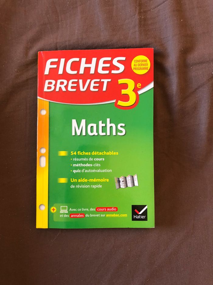 Lot mes fiches pour le brevet - photo numéro 4