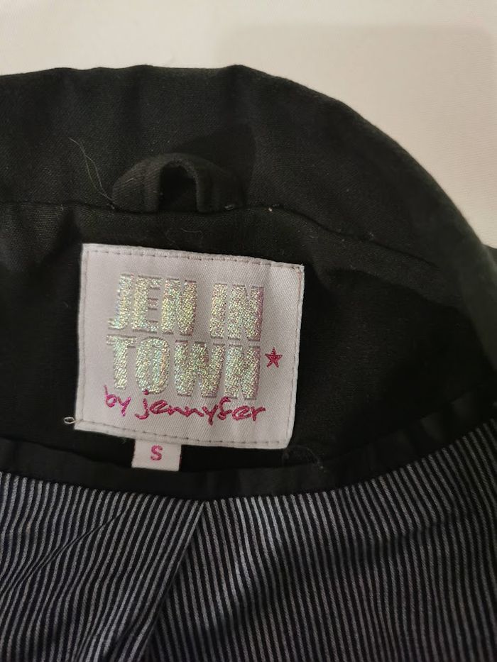 Élégante veste Blazer Noire Classique - photo numéro 4