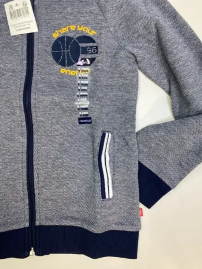 Veste garçon - Teddy - neuf - Okaïdi - Taille 6 ans - photo numéro 3