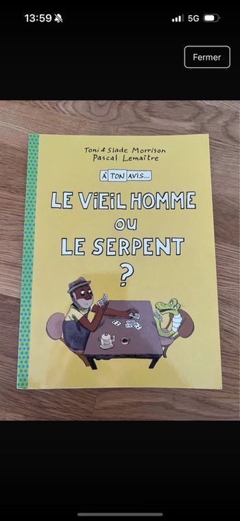 livre Le vieil homme ou le serpent ?