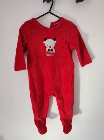 Pyjama chaud noël renne 71 cm