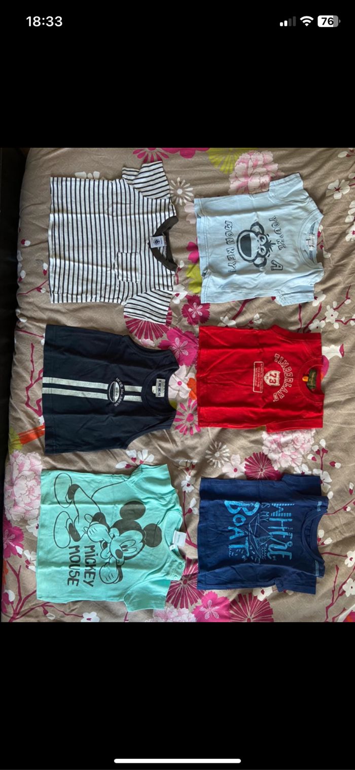 Lot 29 vêtements été pour bébé garçon 6 mois