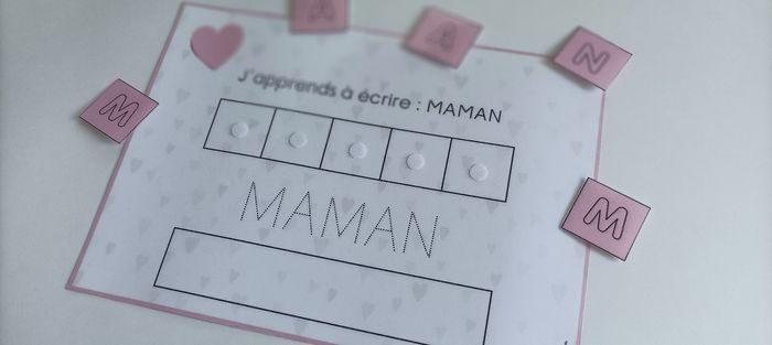 J'apprends à écrire papa et maman - photo numéro 2