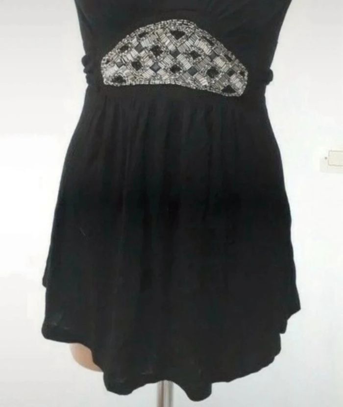 Tunique tee shirt noir comme neuf T1 34/36 - photo numéro 5