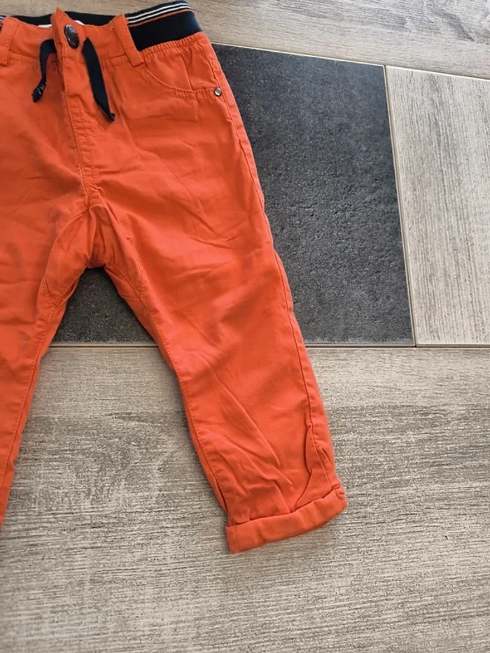 Pantalon coupe Chino doublé confortable garçon 18 mois Gémo - photo numéro 4