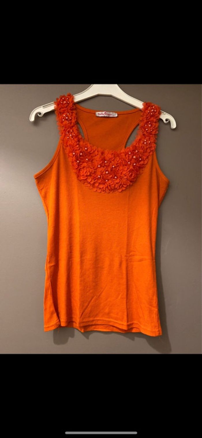 Débardeur orange - photo numéro 2
