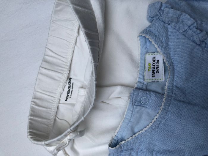 Ensemble blouse TAO + pantalon Vertbaudet 3 mois - photo numéro 3