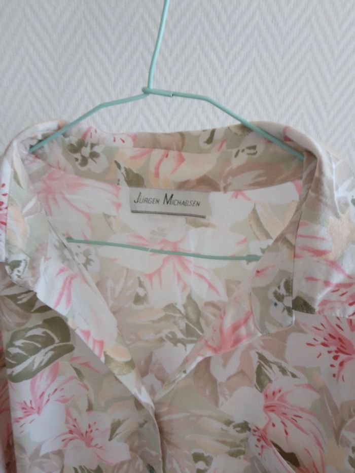 Chemise fleurie manche courtes Jürgen michaelsen - photo numéro 3