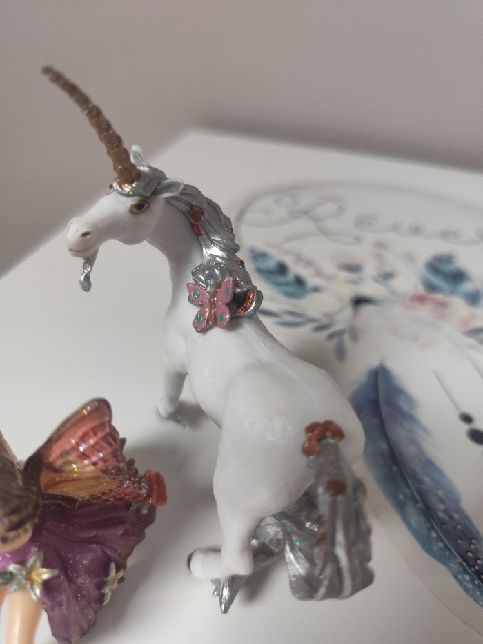 Figurine Enfant elfe sur sa licorne - Papo - photo numéro 4