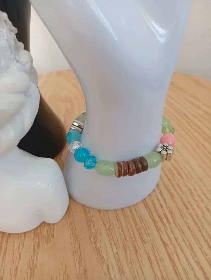 Bracelet sympathique hippie bohème femme naturelle - photo numéro 3