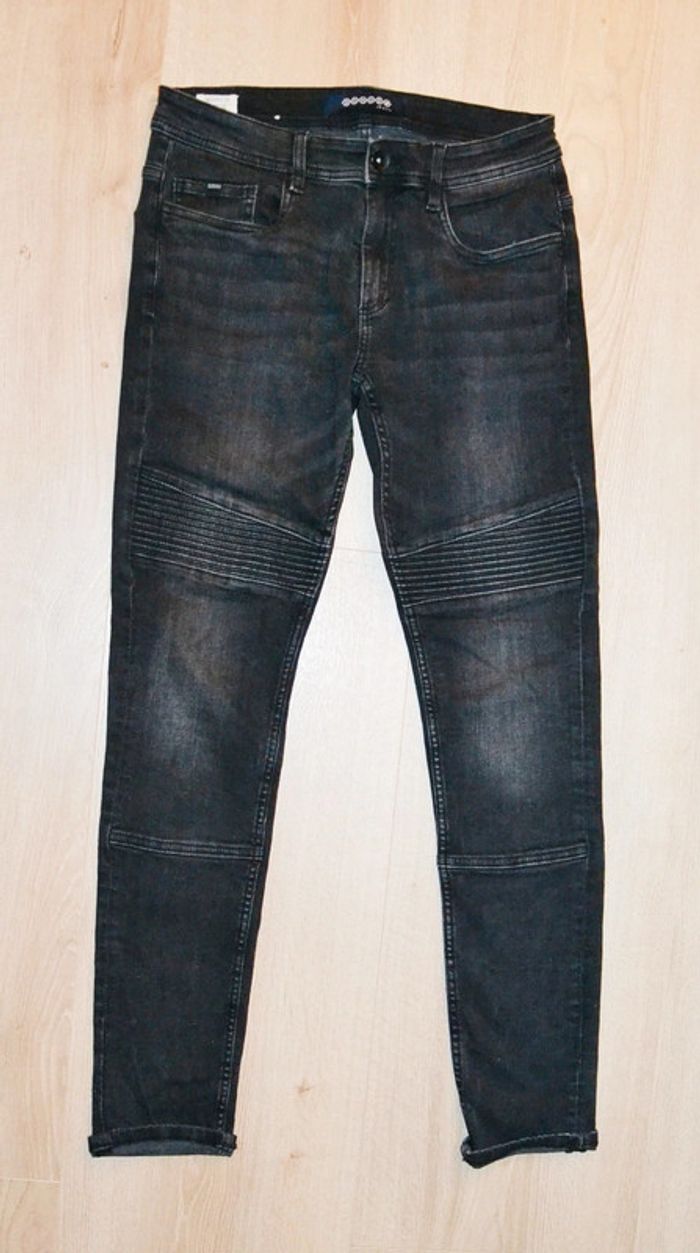 Bonobo Saint Malo Denim Jeans Skinny Fit Noir Femme (Taille 38) - photo numéro 3
