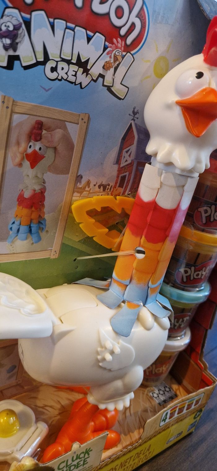 Play-Doh Animal Crew – Pate A Modeler – Plumes en Folie - photo numéro 3