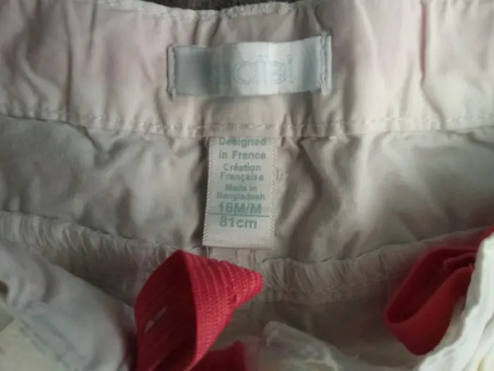 Lot 2 shorts fille 18 mois - photo numéro 4