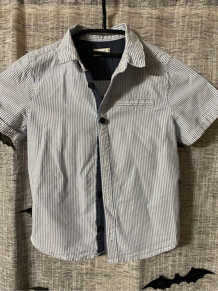Chemise manches courtes 4ans garçon