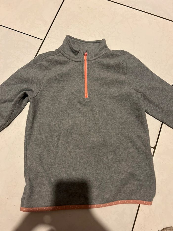 Polaire tex gris