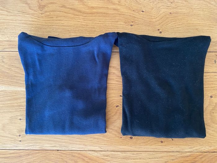 Lot de 2 tee-shirt col roulé 6 ans