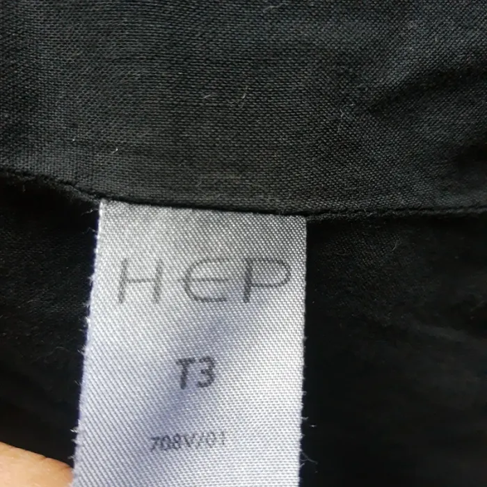 Blouson femme gris en toile coton qualité coupe perfecto Marque Hep taille 3 - photo numéro 12