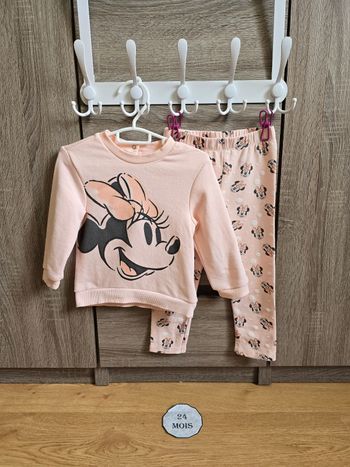 Vêtement Bébé Fille - Ensemble Minnie rose - Disney - 23 mois 86 cm