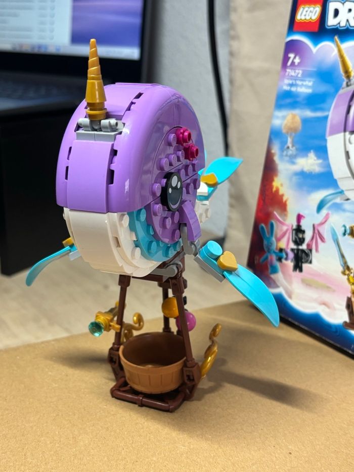 Lego Dreamzzz la montgolfière narval d’Izzie 71472 Complet avec boîte et notice - photo numéro 4