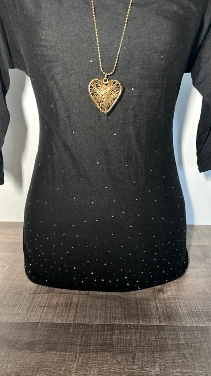 💕 blouse manche 3/4 taille 34 XS 36 s #123 #undeuxtrois #un1deux2trois3 - photo numéro 5