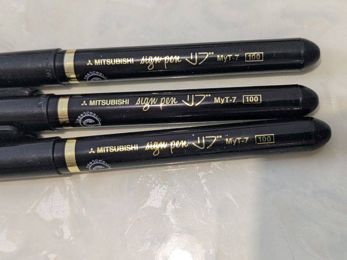 Lot de stylos feutres Sign MyT-7. - photo numéro 2