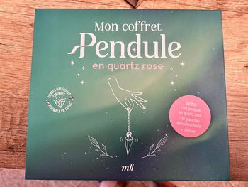 Mon coffret pendule en quartz rose neuf jamais utilisé