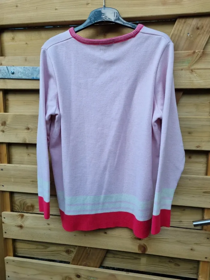 Pull chasse marée merinos/acrylique taille 5 - photo numéro 4