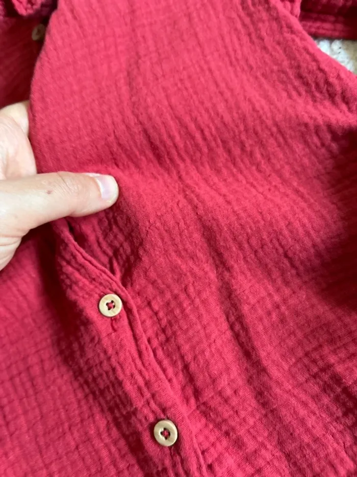 Chemise rouge - photo numéro 3