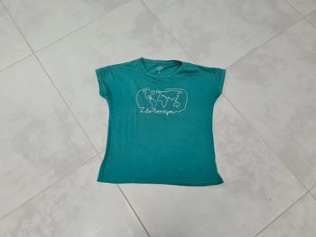 T-shirt vert basic Tex Taille S