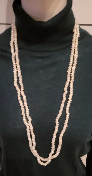 Lot de 2 colliers vrai perles