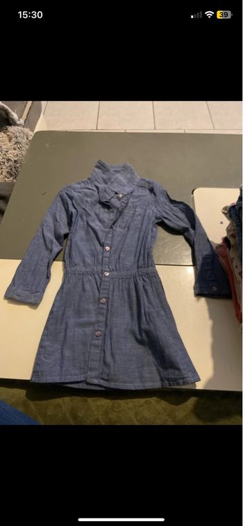 Robe fille manches longues