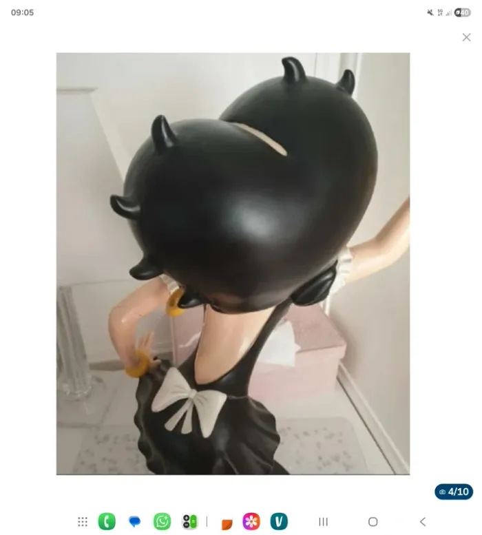 Figurine géante betty boop serveuse 55x30cm - photo numéro 3
