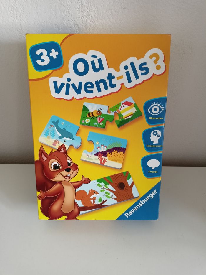 Où vivent ils? Ravensburger complet