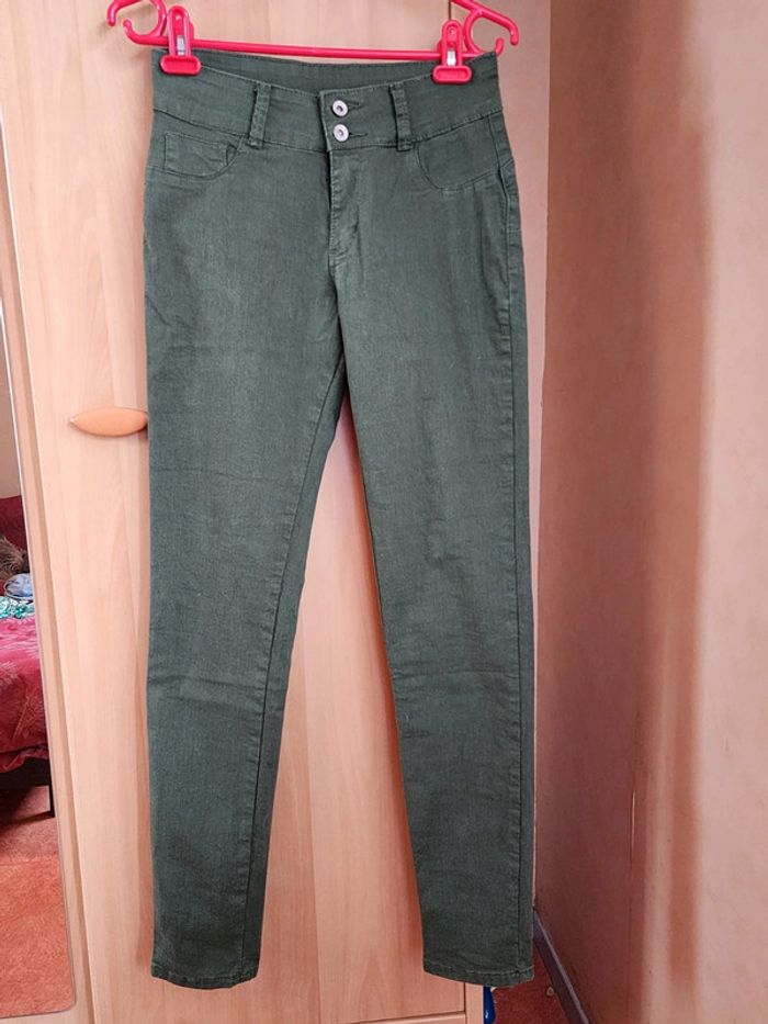 Jean Easy Jean kaki T.38/M - photo numéro 3