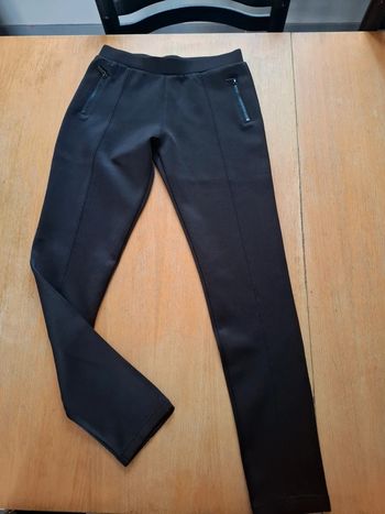 Pantalon noir style leeging epais