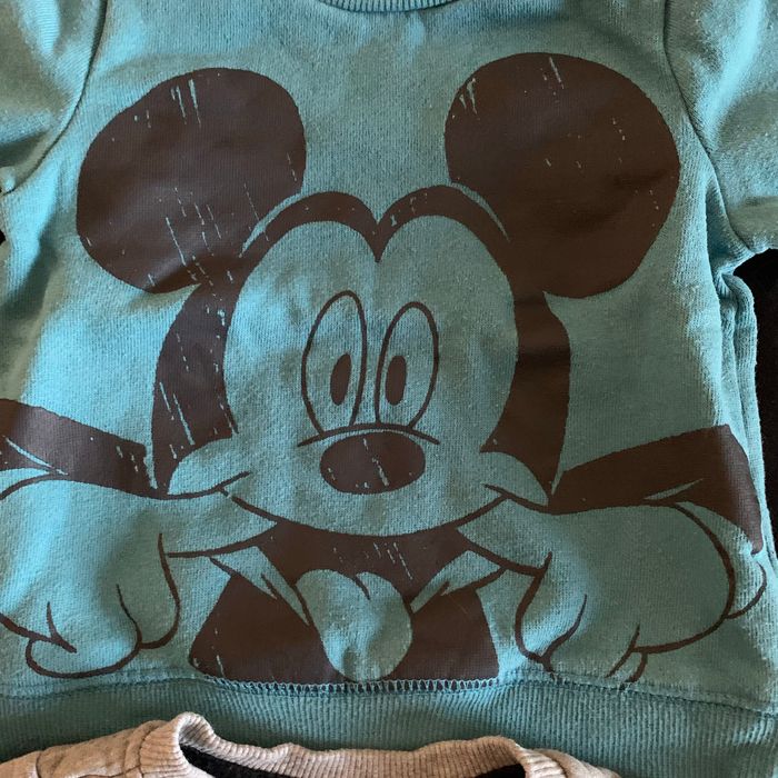 Lot 2 sweat chien & Mickey 9 mois - photo numéro 3