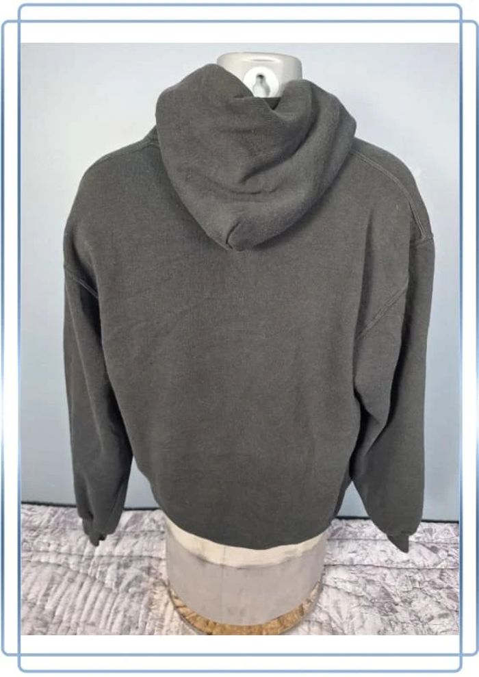 Sweat à capuche / hoodie russell athletic - taille M - unisex noir floqué (323) - photo numéro 6