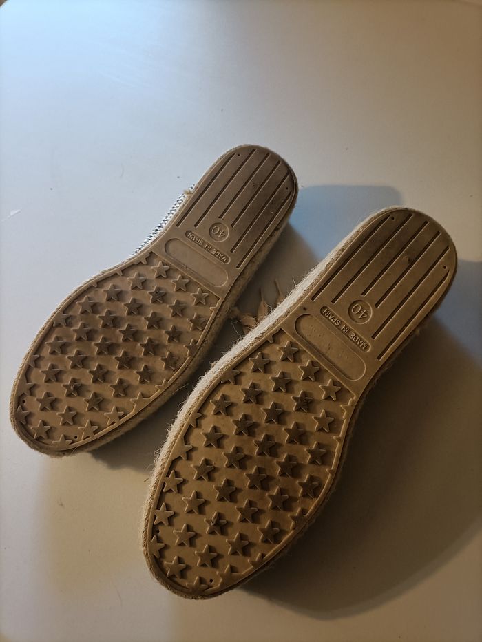 Chaussures plateforme en corde style espadrille - photo numéro 3