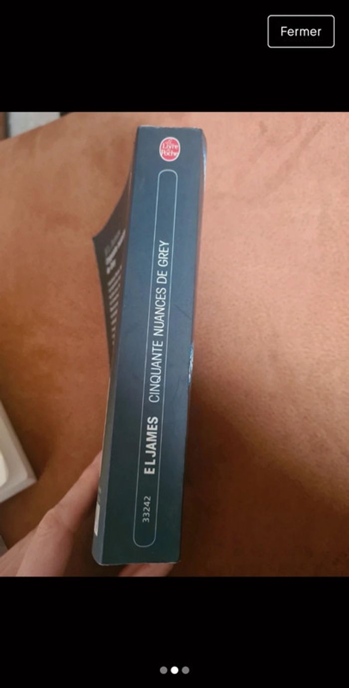 Livre Cinquante nuances de grey - photo numéro 3