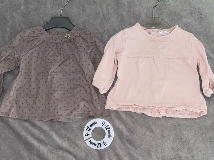 Lot pulls bébé fille 9 mois