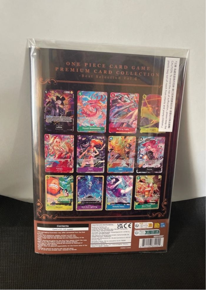 One Piece card game premium card collection best sélection vol 4 anglais neuf scellé - photo numéro 3
